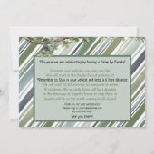 Kinder Safari Geburtstagsparade Einladung (Rückseite)