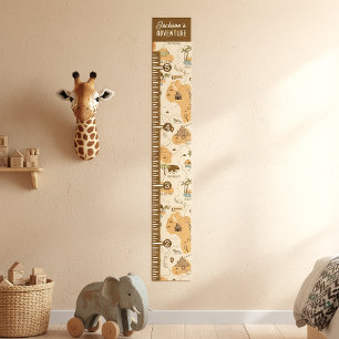Kinder Safari-Karten-Wachstumsdiagramm ID1269 Poster