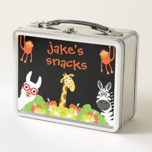 Kinder Safari Kinderzimmer Food Metall Brotdose