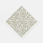 Kinder-Safari-Leoparden-Geburtstagsfeier Serviette (Ecke)