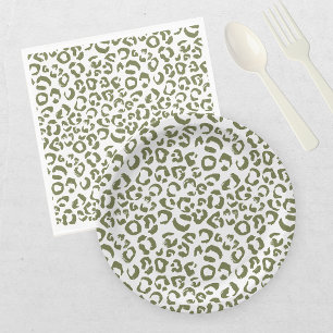 Kinder-Safari-Leoparden-Geburtstagsfeier Serviette