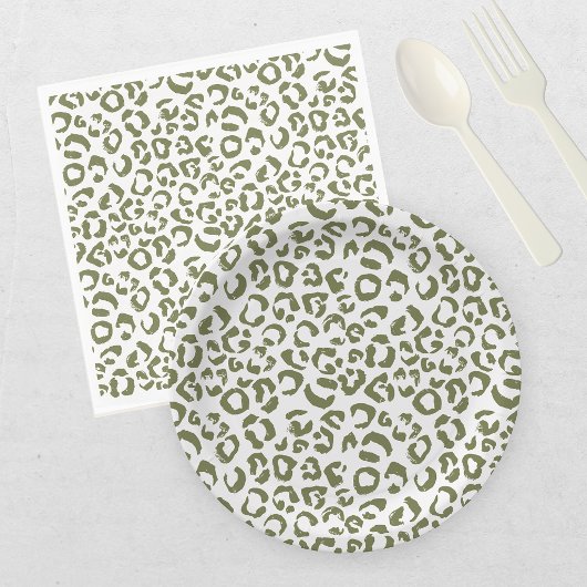 Kinder-Safari-Leoparden-Geburtstagsfeier Serviette