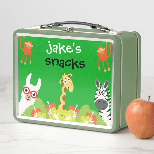 Kinder Safari Metall Brotdose (Beispiel)