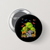 Kinder Safari Tierfreunde Button (Vorne & Hinten)