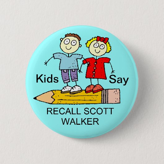 KINDER SAGEN RÜCKRUF-SCOTT-WANDERER BUTTON (Vorderseite)