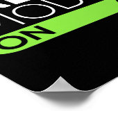 Kinder Salsa Modus On Shirt - Funny Dancing Shirt  Poster (Ecke)