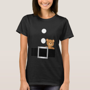 Kinder Santa Kostüme für Kleinkinder Brown Bear Pl T-Shirt