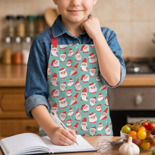 Kinder Santa Muster Weihnachtsbacken Kochen Schürze
