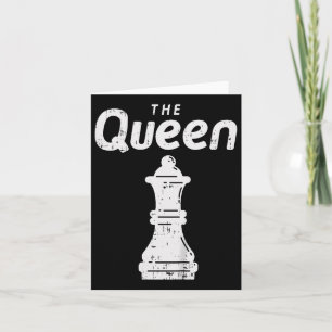 Kinder Schachstück The Queen Shirt Halloween Grupp Karte