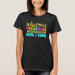 Kinder schauen sich die Vorschule an, wo ich zurüc T-Shirt