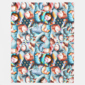 Kinder schlafend schlafend Schlummer Schlafanzug S Fleecedecke (Vorderseite)