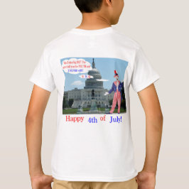 Kinder schlagen. Glückwunsch 4. Ratte/Unclesam T-Shirt