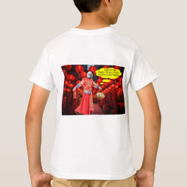 Kinder schlagen. Happy Chinese New Year. Panda/man T-Shirt