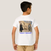 Kinder schlagen. Happy Passover. loris/Affe T-Shirt (Schwarz voll)