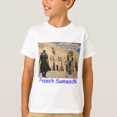 Kinder schlagen. Happy Passover. loris/Affe T-Shirt (Vorderseite)