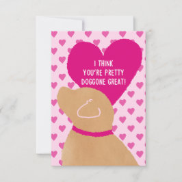 KINDER SCHULE VALENTINE CARDS DOGGONE GROSS DANKESKARTE