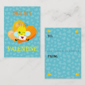 Kinder-Schule Valentines Karten (Vorne/Hinten)