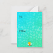 Kinder-Schule Valentines Karten (Rückseite)