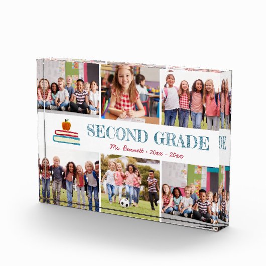 Kinder Schuljahr Keepake Collage Fotoblock (Rechts)