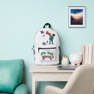Kinder Schulrucksack | Bist du gelangweilt? Kunst Bedruckter Rucksack
