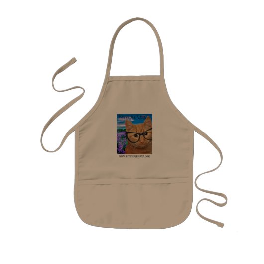 Kinder Schürze beige (Vorne)