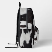 Kinder Schwarz und Weiß Bedruckter Rucksack (Links)