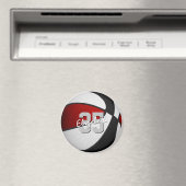 Kinder - Schwarze Basketballmannschaft - Farben Magnet (In Situ (Geschirrspüler))