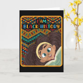 Kinder Schwarzer Geschichtsmonat Afro Liebe Afrika Karte (Gelbe Blume)