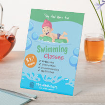 Kinder Schwimmen Klassen Grundzeichen