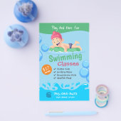 Kinder Schwimmkurse nach Maß Flyer (Einzeln)