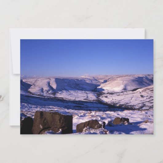 Kinder Scout Edale Holiday Card Feiertagskarte (Vorderseite)