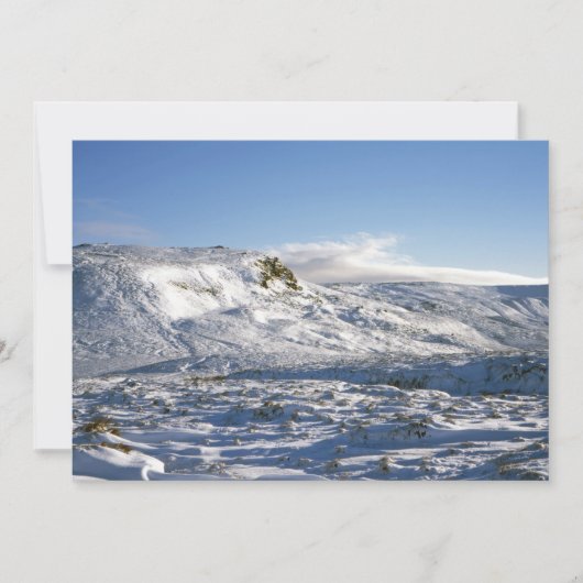 Kinder Scout Winter Holiday Card Feiertagskarte (Vorderseite)