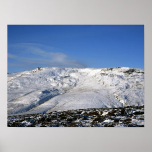 Kinder Scout Winter Holiday Card Poster