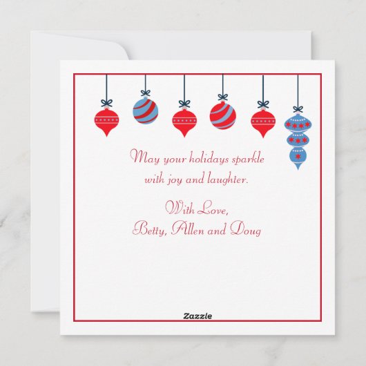 Kinder sehen Weihnachten am Heiligen Abend (Rückseite)