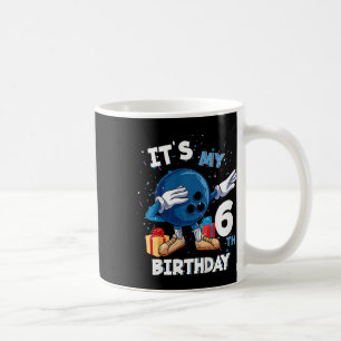 Kinder sein 6. Geburtstag 6 Jahre alter Bowling Ge Kaffeetasse