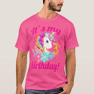 Kinder sein drittes Geburtstags Einhorn Themed Par T-Shirt