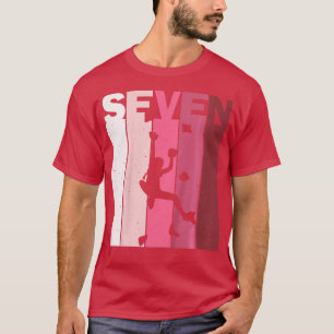 Kinder Seven Birthday Indoor Mine Klettergarten T-Shirt