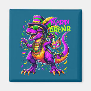 Kinder-Shirt Mardi Grawr Rex Dino Kleinkind Magnet