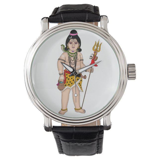 Kinder-Shiva-Uhr Armbanduhr (Vorderseite)