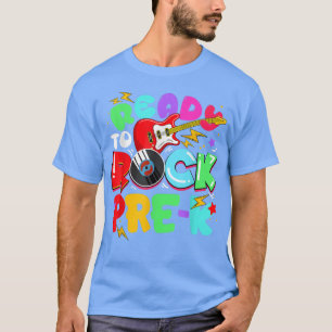 Kinder sind bereit, vorkahle Gitarre zurück zum Sc T-Shirt