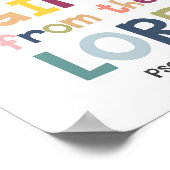 Kinder sind ein Geschenk des Christlichen Lord Poster (Ecke)