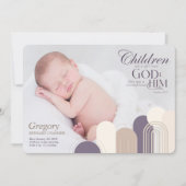 Kinder sind ein Geschenk-Geburtskarte Ankündigung (Vorderseite)