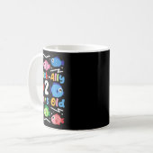 Kinder sind O-fish-ally 2 Jahre alt  Kaffeetasse (Vorderseite Links)