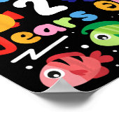 Kinder sind O-fish-ally 2 Jahre alt  Poster (Ecke)