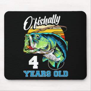 Kinder sind offiziell 4 Jahre alt Fischer 4. Gebur Mousepad
