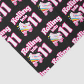 Kinder Skate Party - 11. Geburtstag - Roller Skate Seidenpapier (Ausschnitt)