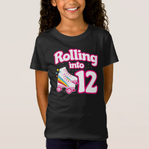 Kinder Skate Party - 12. Geburtstag - Roller Skate T-Shirt
