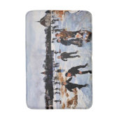 Kinder Skaten außerhalb von faborca Badematte (Vorderseite Vertikal)