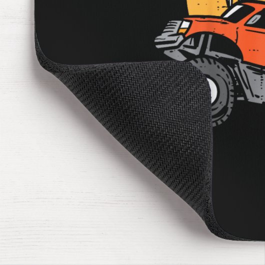 Kinder Skeleton Monster Truck Moon Candy Kleinkind Mousepad (Ecke)