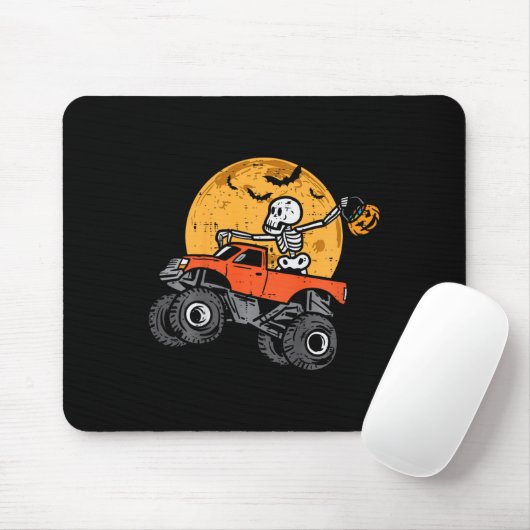 Kinder Skeleton Monster Truck Moon Candy Kleinkind Mousepad (Mit Mouse)